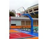 深圳固定篮球架 大小头方管固定篮球架HTC-1012