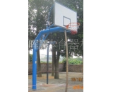 深圳地埋篮球架 固定篮球架HTC-1009圆管固定篮球架